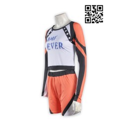 CH128 short lady uniform cheer dress team uniform hong kong company CH128 short lady uniform cheer dress team uniform hong kong company